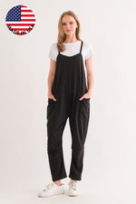 FRENCH TERRY JUMPSUIT WITH POCKETS