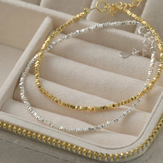 BEADED CHOKER (SILVER OR GOLD)