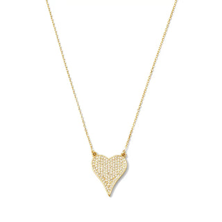 PAVE HEART NECKLACE