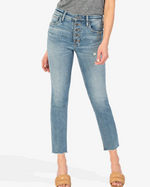 RACHAEL HIGH RISE BUTTON FLY MOM JEAN By KUT from the Kloth