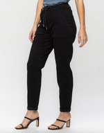 High Waisted Double Cuff Jogger By Judy Blue