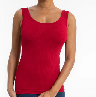 RIBBED V-NECK/SCOOP NECK TANK By Elietian