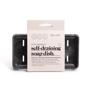 SELF DRAINING SOAP/SHAMPOO BAR DISH