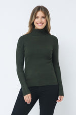 RIBBED TURTLE NECK