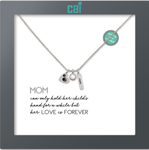 Gold OR Silver Mom As You Wish Necklace