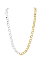 Leila Link Necklace -Two Tone